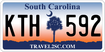 SC license plate KTH592