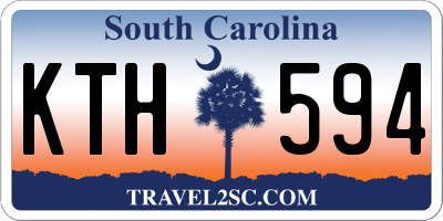 SC license plate KTH594