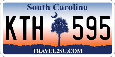 SC license plate KTH595