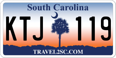 SC license plate KTJ119