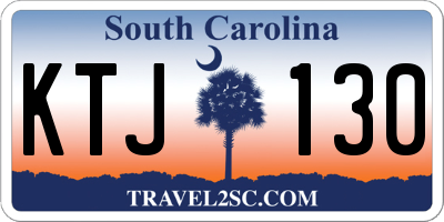 SC license plate KTJ130