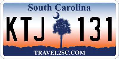 SC license plate KTJ131