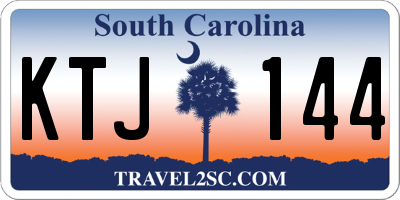 SC license plate KTJ144