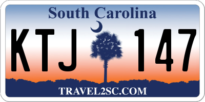 SC license plate KTJ147