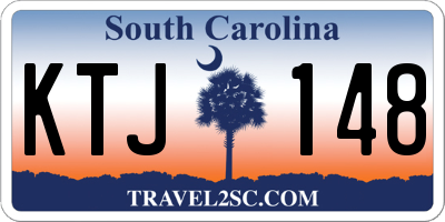 SC license plate KTJ148