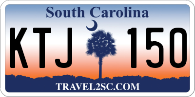 SC license plate KTJ150