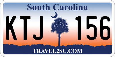 SC license plate KTJ156