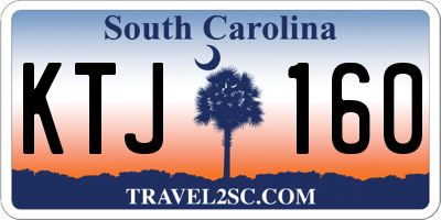 SC license plate KTJ160
