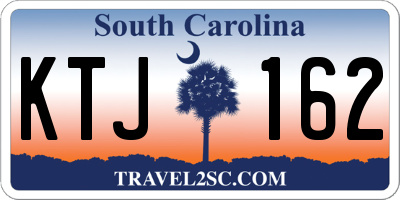 SC license plate KTJ162
