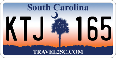 SC license plate KTJ165