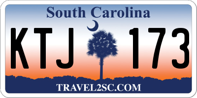 SC license plate KTJ173
