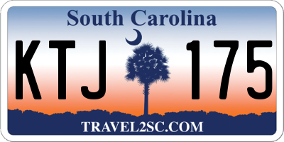 SC license plate KTJ175