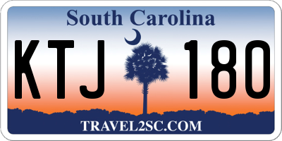 SC license plate KTJ180