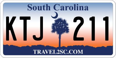 SC license plate KTJ211