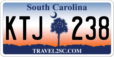 SC license plate KTJ238