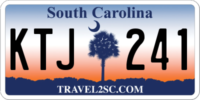 SC license plate KTJ241