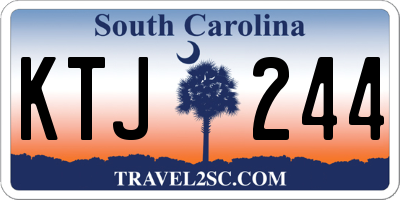 SC license plate KTJ244