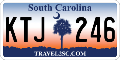 SC license plate KTJ246