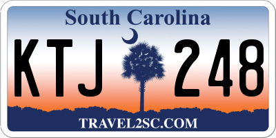 SC license plate KTJ248