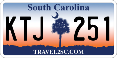 SC license plate KTJ251