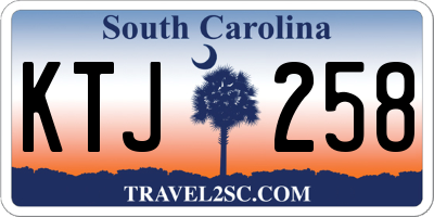 SC license plate KTJ258