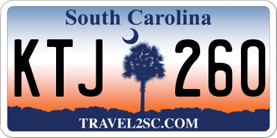 SC license plate KTJ260