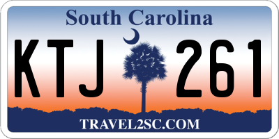 SC license plate KTJ261