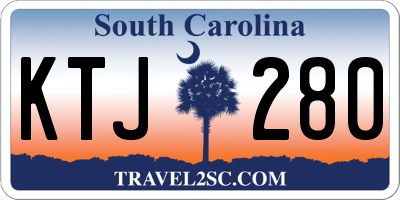 SC license plate KTJ280