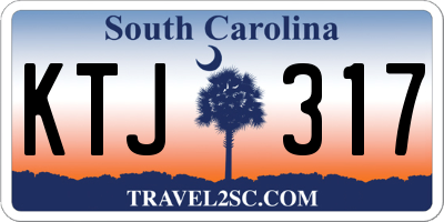 SC license plate KTJ317
