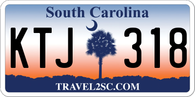 SC license plate KTJ318