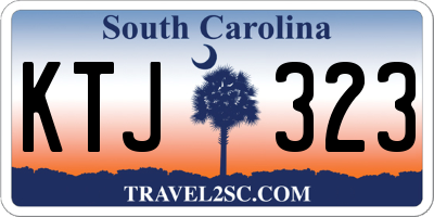 SC license plate KTJ323