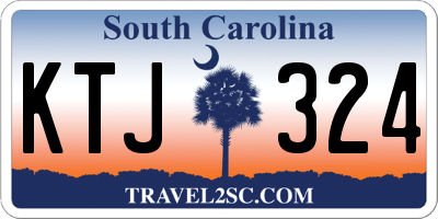SC license plate KTJ324