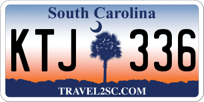 SC license plate KTJ336