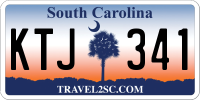 SC license plate KTJ341