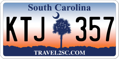 SC license plate KTJ357