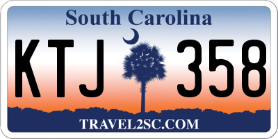 SC license plate KTJ358
