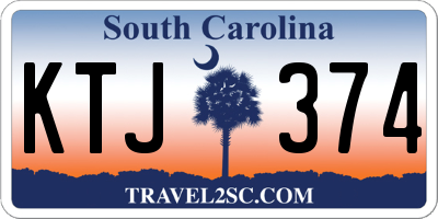 SC license plate KTJ374