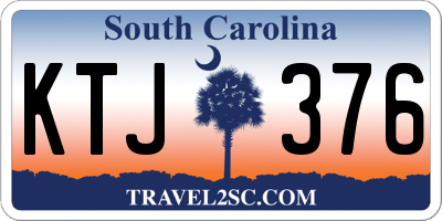 SC license plate KTJ376