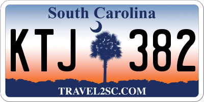 SC license plate KTJ382