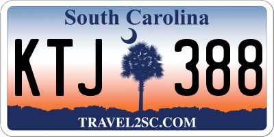 SC license plate KTJ388