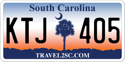 SC license plate KTJ405