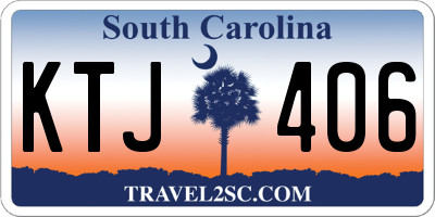 SC license plate KTJ406