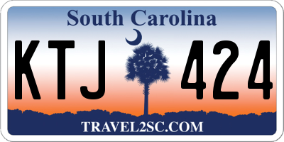 SC license plate KTJ424