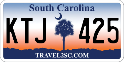 SC license plate KTJ425