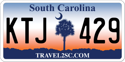 SC license plate KTJ429