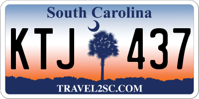 SC license plate KTJ437