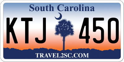 SC license plate KTJ450