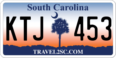 SC license plate KTJ453