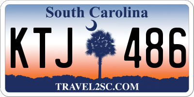 SC license plate KTJ486