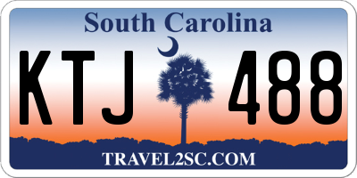SC license plate KTJ488